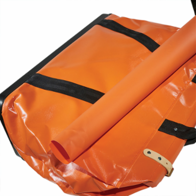 Extra-Large Nylon Equipment Bag - 24 Inch Length, 18 Inch Height, 10 Inch Width, Orange
