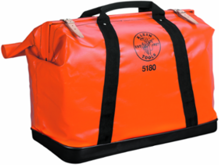 Extra-Large Nylon Equipment Bag - 24 Inch Length, 18 Inch Height, 10 Inch Width, Orange
