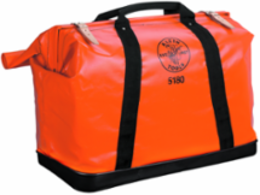 Extra-Large Nylon Equipment Bag - 24 Inch Length, 18 Inch Height, 10 Inch Width, Orange