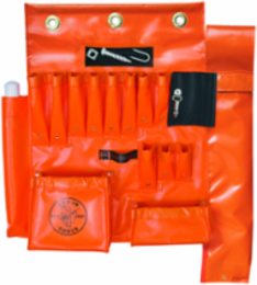 Aerial Apron 32 Inch x 27.5 Inch, 16 Pockets, Water-resistant Vinyl