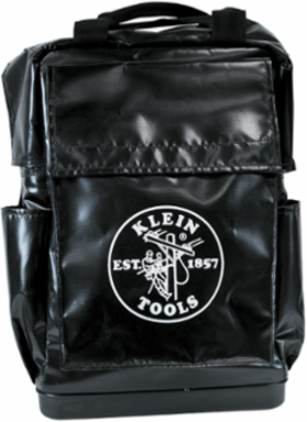 Tool Bag Backpack 18 Inch Black, 5 lbs, Padded Straps, 4 Pockets