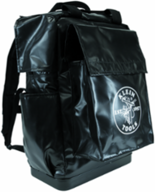Tool Bag Backpack 18 Inch Black, 5 lbs, Padded Straps, 4 Pockets