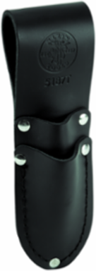 Electrician's Scissors & Cable Splicer's Knife Holder, 2-1/4 Inch Belt Loop, 2 Pockets
