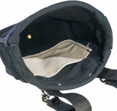Nut and Bolt Tool Pouch, 9 x 3.5 x 10 Inch, Canvas, 1 Pocket