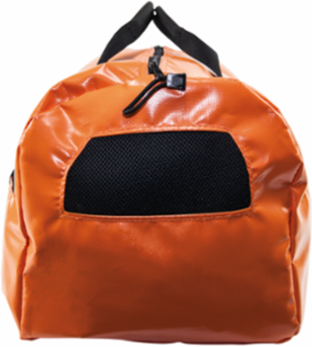Lightweight Orange Vinyl Lineman Duffel Bag 12 Inch Height, 24 Inch Length, 2 lbs
