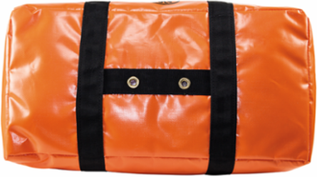 Lightweight Orange Vinyl Lineman Duffel Bag 12 Inch Height, 24 Inch Length, 2 lbs