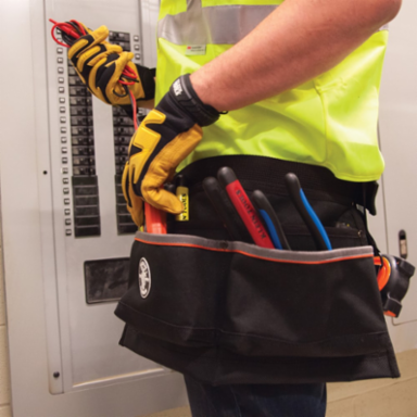 Tradesman Pro Tool Pouch Apron, 6 Pockets, Adjustable Waist 32-53 Inch, 1680d Ballistic Weave