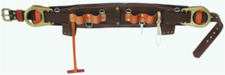 Semi-Floating Body Belt 21 Inch, Waist Size 36-44 Inch, Leather, Padded