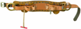 Full Floating Body Belt 34 to 42 Inch, Leather, 1-3/4 Inch Wide Strap