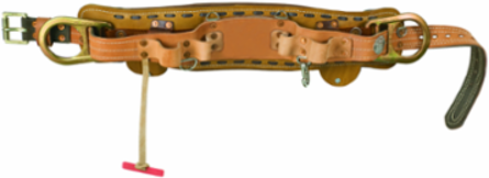 Full Floating Body Belt 46-54 Inch, Leather Pad, 1-3/4 Inch Strap