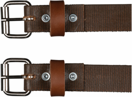Neoprene Impregnated Nylon Strap for Pole & Tree Climbers, 1-1/4 x 22 Inch