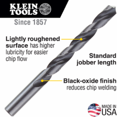 High Speed Drill Bit 17/64 Inch, 118-Degree, Steel, 4-1/8 Inch Overall Length