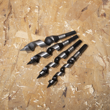 Steel Ship Auger Bit 1-1/8 Inch x 4 Inch, Heavy Duty with 7/16 Inch Hex Shank