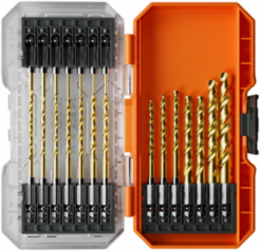 Titanium Drill Bit Set, 21-Piece