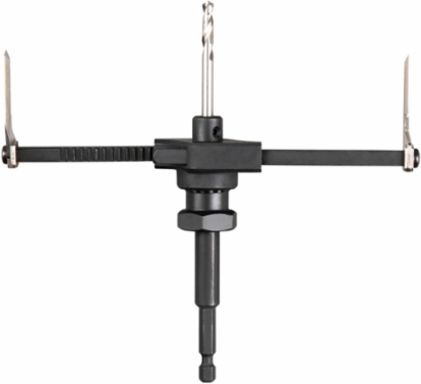Replacement Blades and Bit Set for Adjustable Hole Saw, Includes 2 Blades, 1 Pilot Bit