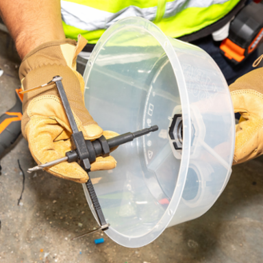 Adjustable Hole Saw 2-7 Inch with Integrated Vacuum Port and Spring-Loaded Collar