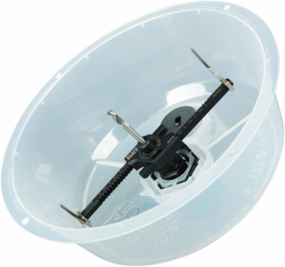 Adjustable Hole Saw 2-7 Inch with Integrated Vacuum Port and Spring-Loaded Collar