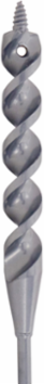 Flex Bit Auger 9/16 Inch x 54 Inch, Screw Point Tip, Spring Steel Shaft