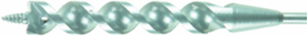 Flex Bit Auger 9/16 Inch x 54 Inch, Screw Point Tip, Spring Steel Shaft