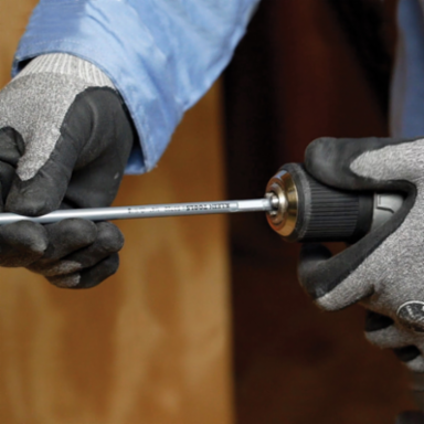 Flex Bit Auger 1 Inch x 54 Inch - Screw Point Tip, Spring Steel Shaft, 2 lbs