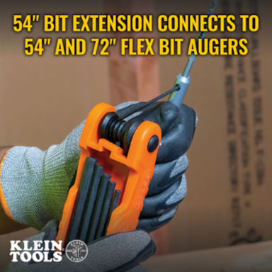 Flex Bit Extension 54 Inch 1/4 Inch Shank for 3/4 Inch Bits and Larger