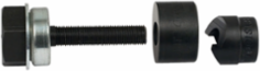 Knockout Punch Set 1/2 Inch - Cuts 10-Gauge Steel, Includes Draw Stud