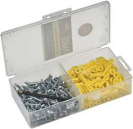 Conical Anchor Kit with 100 #2 Phillips Screws, Includes 1/4 Inch Drill Bit