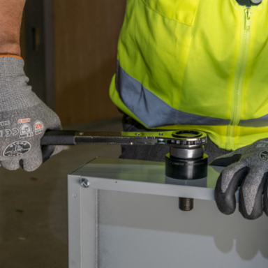 Knockout Punch Set with 1-Inch Ratcheting Wrench for 1/2 to 2-Inch Conduit Sizes