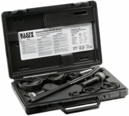 Knockout Punch Set with 1-Inch Ratcheting Wrench for 1/2 to 2-Inch Conduit Sizes