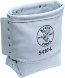 Leather Tool Bag with Bull-Pin Loop, 10 Inch Deep, Fits Belts up to 3 Inch