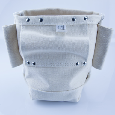 Bull-Pin and Bolt Tool Bag, Canvas, 5 x 10 x 9 Inch, 3 Pockets