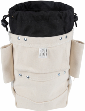 Extra Tall Tool Bag - 5 x 12 x 9 Inch, 3 Pockets, No. 4 Canvas, Tunnel Belt Loop