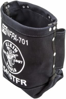 Flame-Resistant Canvas Bolt Bag, 5 x 10 x 9 Inch, 3 Pockets, Tunnel Loop