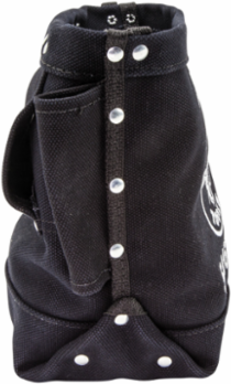 Flame-Resistant Canvas Bolt Bag, 5 x 10 x 9 Inch, 3 Pockets, Tunnel Loop