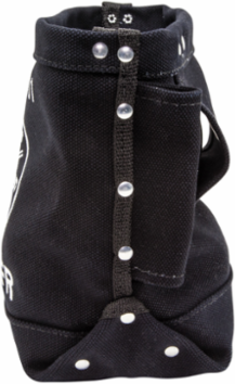 Flame-Resistant Canvas Bolt Bag, 5 x 10 x 9 Inch, 3 Pockets, Tunnel Loop