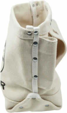 Canvas Tool Bag, Bull Pin & Bolt Bag with Drain Holes, 5 x 9 x 10 Inch