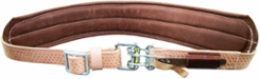 Padded Leather Quick-Release Belt, Large - Fits 38-46 Inch Waists, Tan Leather