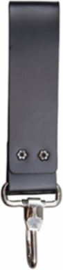 Leather Snap Loop, 4 Inch Width, Tunnel Belt Connection, Durable Construction