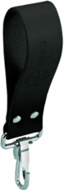 Leather Snap Loop, 4 Inch Width, Tunnel Belt Connection, Durable Construction