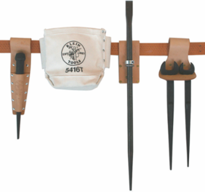Leather Connecting Bar Holder for 7/8 Inch Bars, Fits Belts Up to 3-1/2 Inch