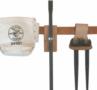 Leather Connecting Bar Holder for 7/8 Inch Bars, Fits Belts Up to 3-1/2 Inch