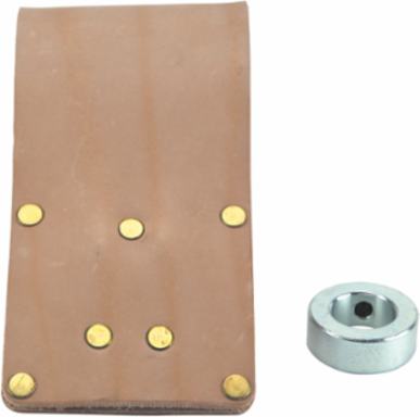 Leather Connecting Bar Holder for 7/8 Inch Bars, Fits Belts Up to 3-1/2 Inch