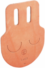 Leather Spud Wrench Holder, 2 Slots for Wrenches, Fits Belts Up to 2 Inch