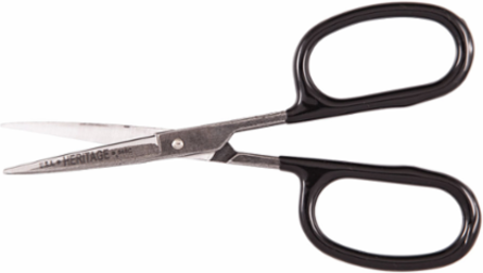 Rubber Flashing Scissor with Curved Blade, 5-1/2 Inch, Carbon Steel Blade, Nickel Plated