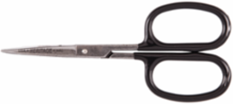 Rubber Flashing Scissor with Curved Blade, 5-1/2 Inch, Carbon Steel Blade, Nickel Plated