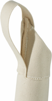 Durable Canvas Electrode Bag with Leather Bottom, 15.5 Inch Depth, 0.25 lbs
