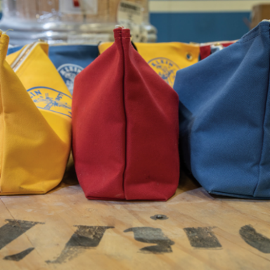 Large Canvas Zipper Tool Pouches - 18 Inch x 8 Inch x 3.5 Inch, Assorted Colors, 3-Pack