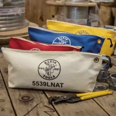 Large Canvas Zipper Pouch 18 Inch Yellow, Wide-Bottom, Heavy-Duty Brass Zipper