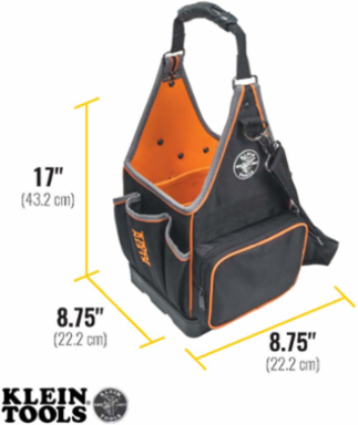 Tradesman Pro™ Tool Tote, 20 Pockets, 8-3/4 Inch, 1680d Ballistic Weave