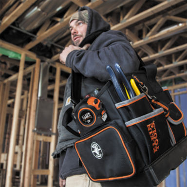 Tradesman Pro™ Tool Tote 10 Inch, 40 Pockets, 1680d Ballistic Weave